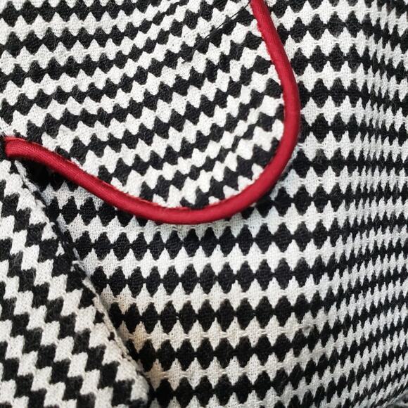 Vintage Ann Taylor Blazer Jacket Made in USA Size 8 Harlequin Diamond Print - Picture 3 of 12